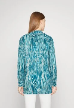 Yaszella Long - Overhemdblouse - Deep Lake -Yas 3905e75efc144795bf2cc939190d76b0