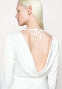 Yasdottea Drapeback Dress - Galajurk - Star White 13 Yasdottea Drapeback Dress - Galajurk - Star White -Yas 3a22b375840940bf8b7fdaddd4cf4f00