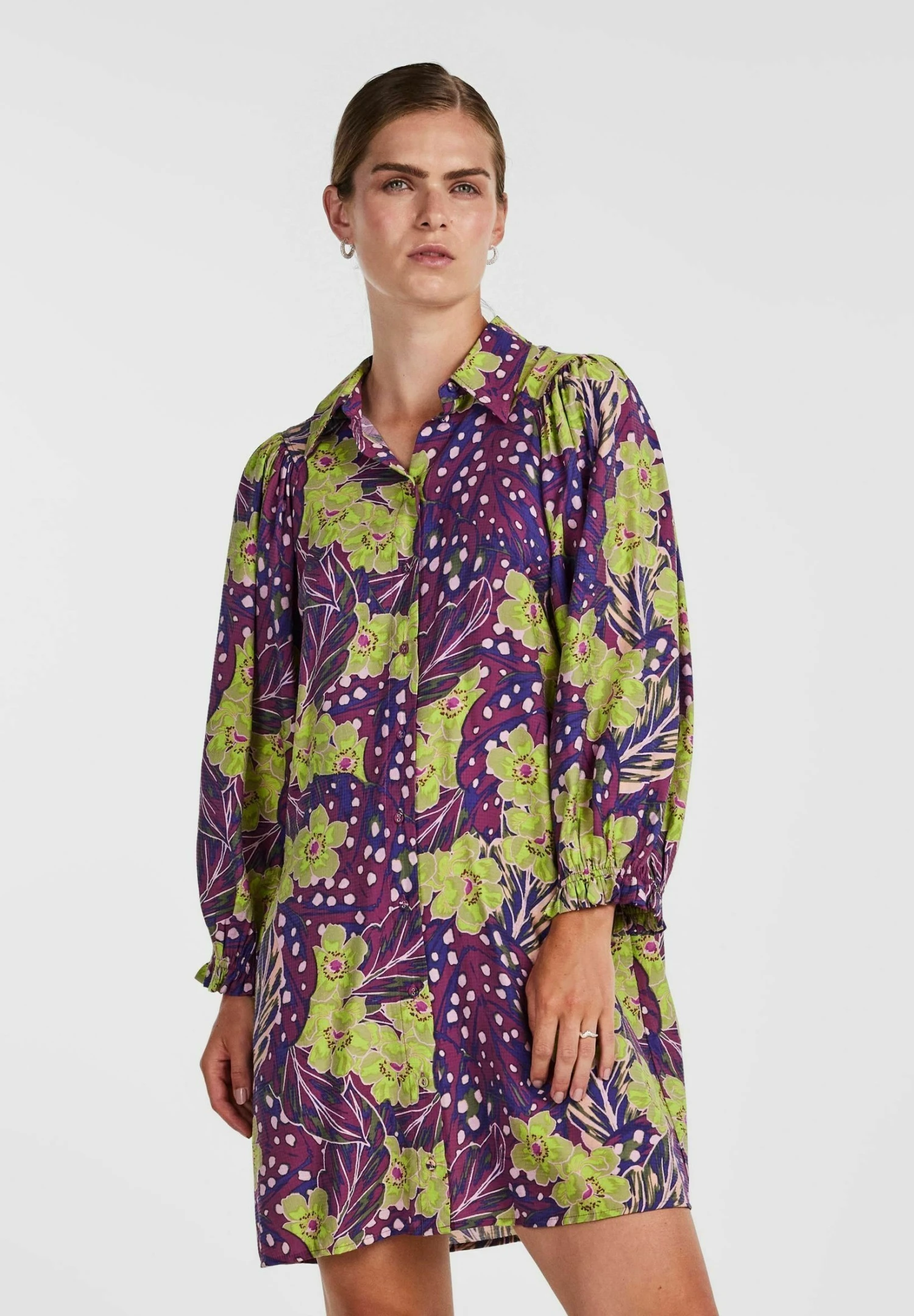 Yasemili - Blousejurk - Amaranth 3 Yasemili - Blousejurk - Amaranth