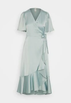 Yasthea Midi Wrap Dress - Cocktailjurk - Green Milieu 12 Yasthea Midi Wrap Dress - Cocktailjurk - Green Milieu -Yas 3c650ca3bfa44830b3d68f42ebc7ae3d