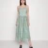 Yasliv Strap Midi Dress - Jurk - Green Milieu 2 Yasliv Strap Midi Dress - Jurk - Green Milieu -Yas 3d0ad61297154fd893dfc31f524b5790