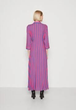 Yassavanna Long Shirt Dress - Maxi-Jurk - Fuchsia Purple -Yas 3e6b8be8e5444248a05e643db56239ca