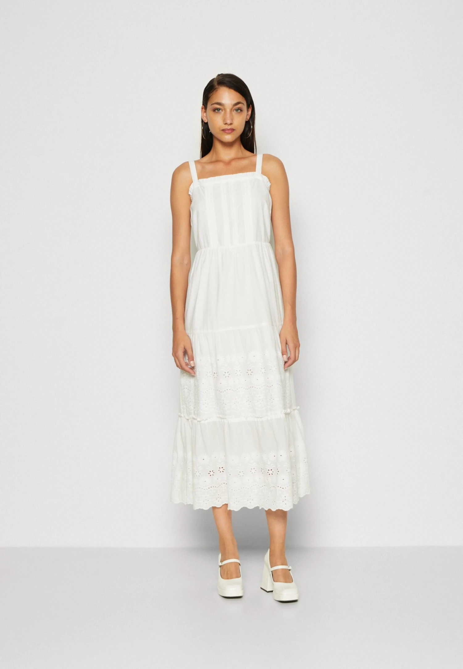Yasdust Strap Long Dress - Jurk - Star White 3 Yasdust Strap Long Dress - Jurk - Star White
