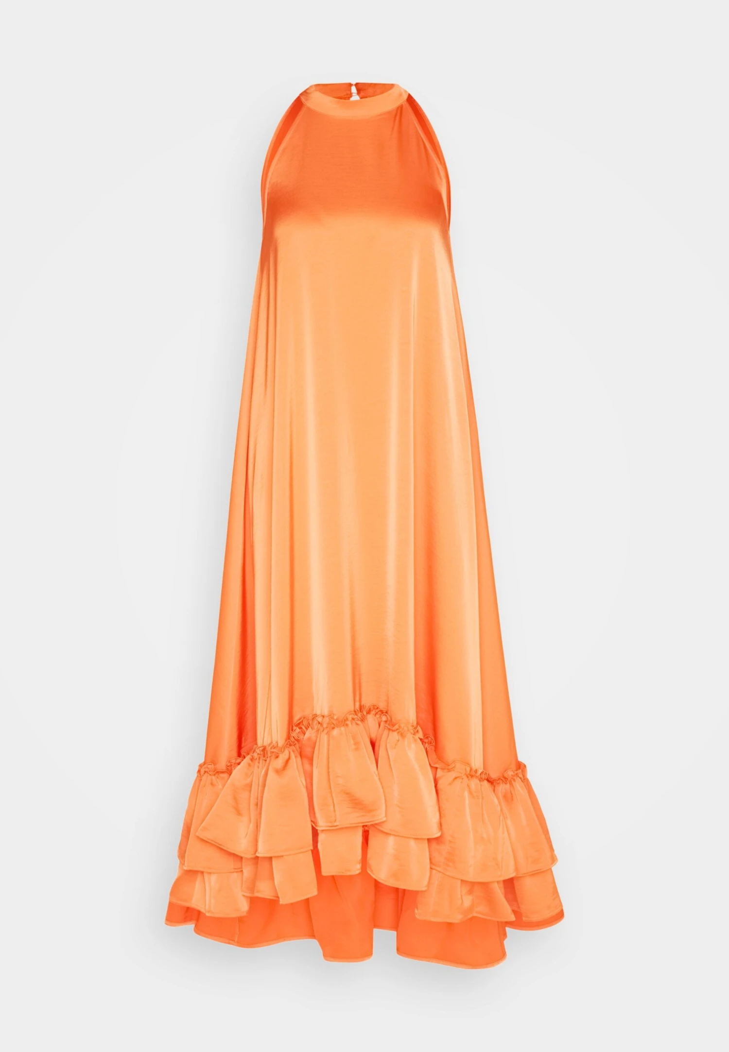 Yaseleanor Halterneck Long Dress - Cocktailjurk - Celosia Orange 7 Yaseleanor Halterneck Long Dress - Cocktailjurk - Celosia Orange - Afbeelding 5