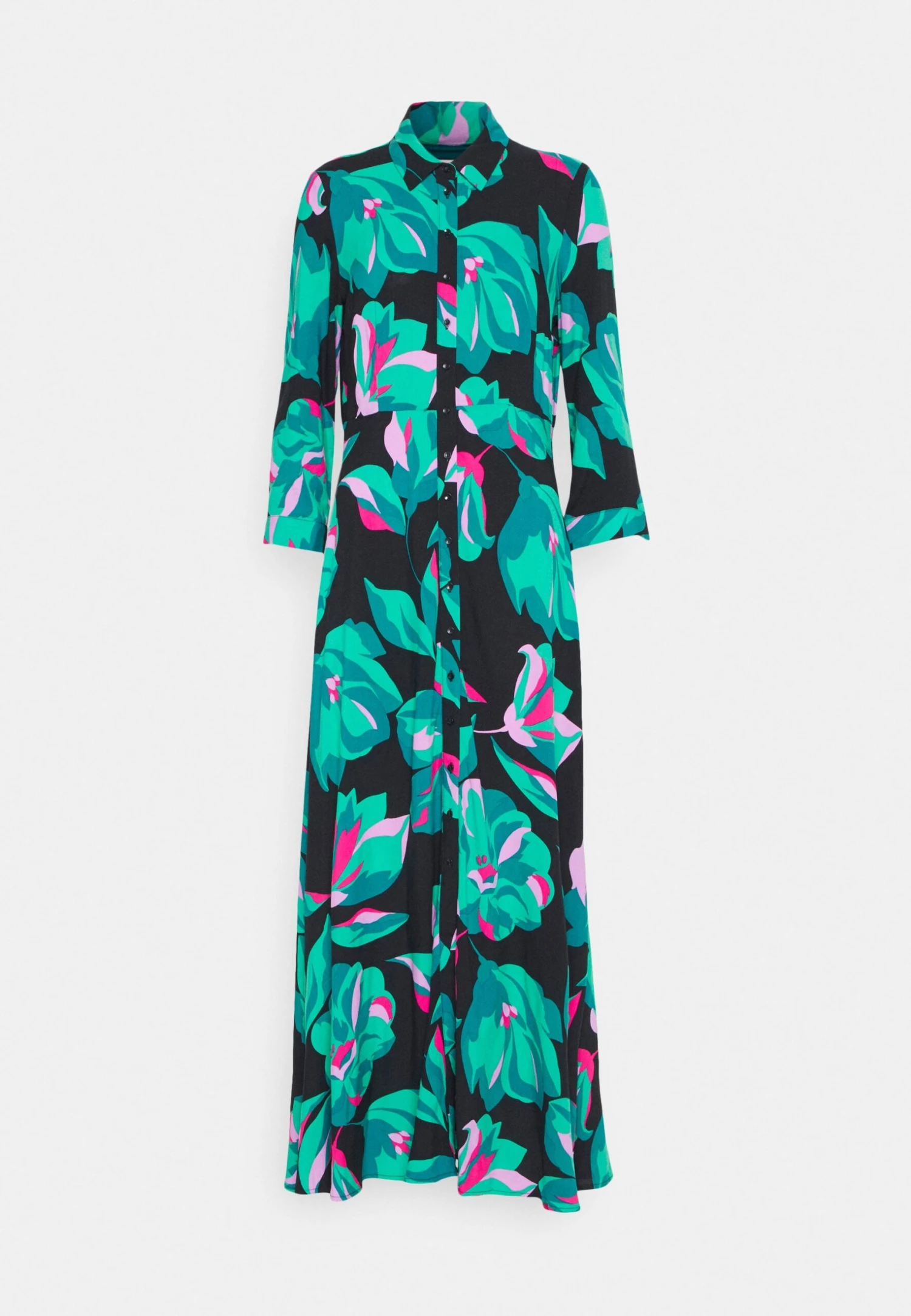Yassavanna Long Shirt Dress - Maxi-Jurk - Green 8 Yassavanna Long Shirt Dress - Maxi-Jurk - Green - Afbeelding 6