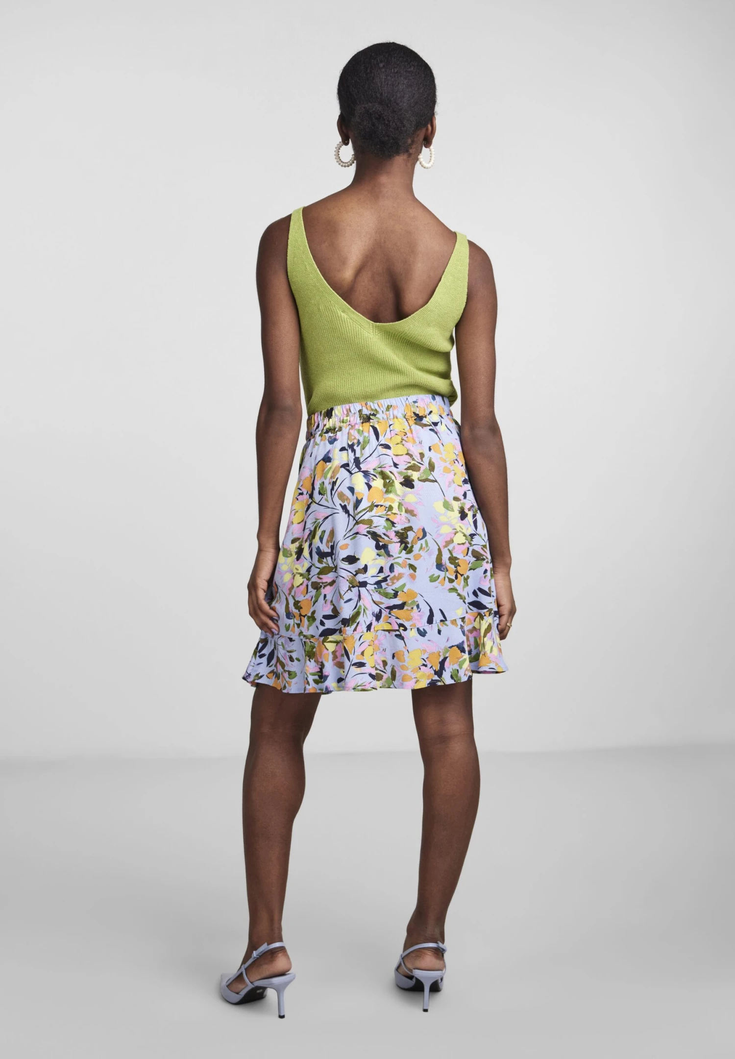 Yasemmy - A-Lijn Rok - Kentucky Blue 5 Yasemmy - A-Lijn Rok - Kentucky Blue - Afbeelding 3