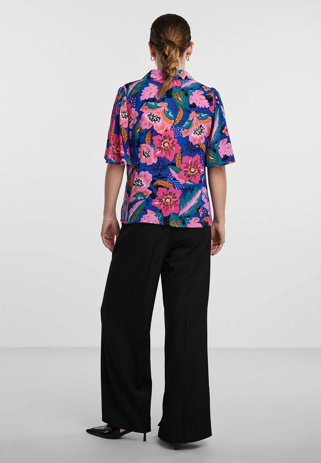 YAS Milana - Overhemdblouse - Blue Iolite 5 YAS Milana - Overhemdblouse - Blue Iolite - Afbeelding 3