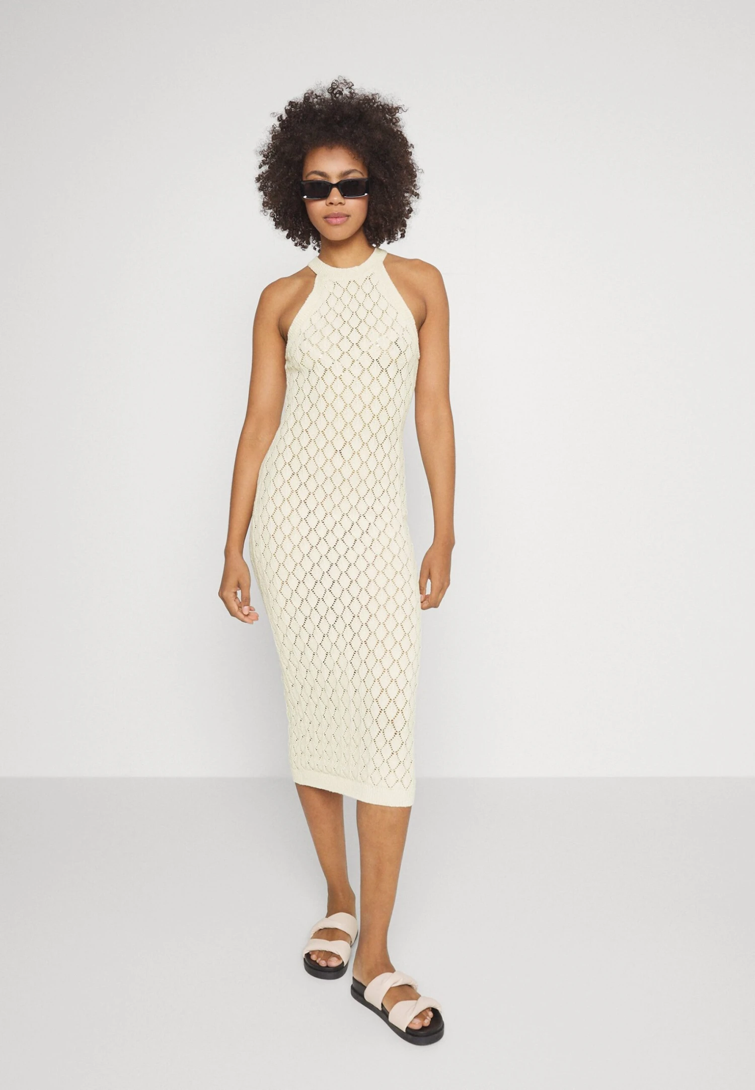 Yassummer Knit Dress- Gebreide Jurk - Birch 4 Yassummer Knit Dress- Gebreide Jurk - Birch - Afbeelding 2