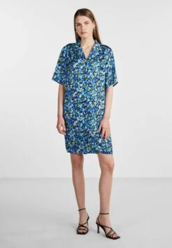 YAS Mille - Blousejurk - Black -Yas 41459ffcd42c408eb4c405fa2651ded5