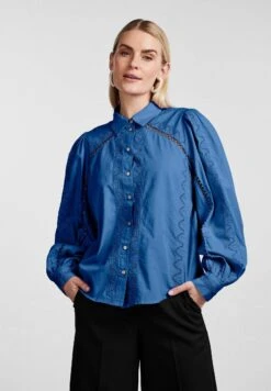 YAS Kenora Ls S Noos - Overhemdblouse - Federal Blue