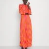 Yassavanna Dress - Maxi-Jurk - Orange Pepper/Fuchsia Purple 1 Yassavanna Dress - Maxi-Jurk - Orange Pepper/Fuchsia Purple -Yas 44681048a3a145788326d02d08fbd1ea