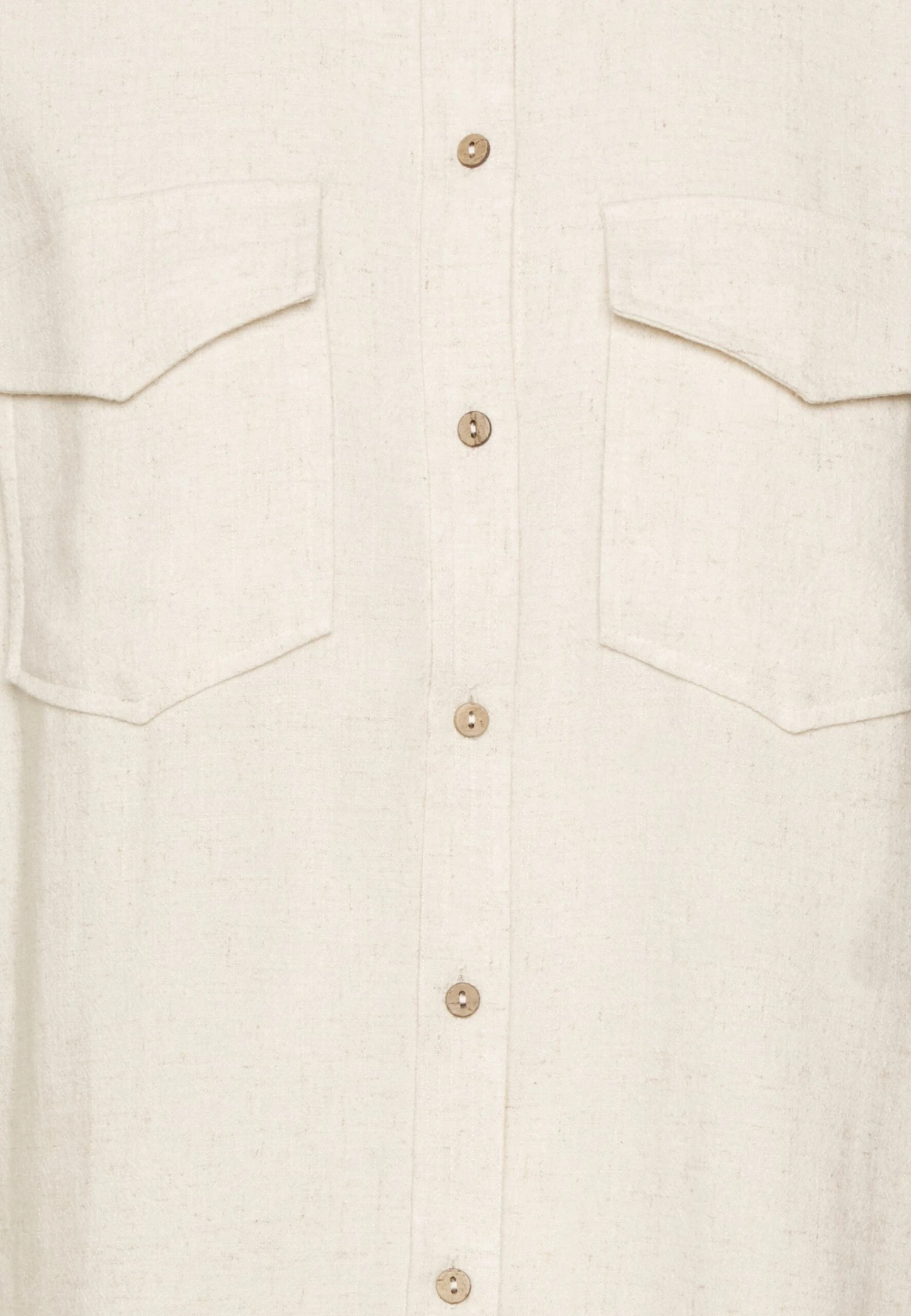 Yasviggi Damen Relaxed Fit - Overhemdblouse - Off-White 7 Yasviggi Damen Relaxed Fit - Overhemdblouse - Off-White - Afbeelding 5