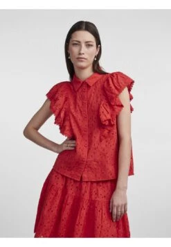 YAS Jimbo Ss- Overhemdblouse - Red