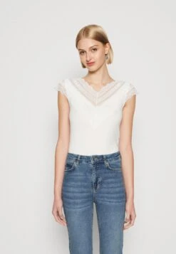 Yasellina Capsleeve - T-Shirt Print - Star White