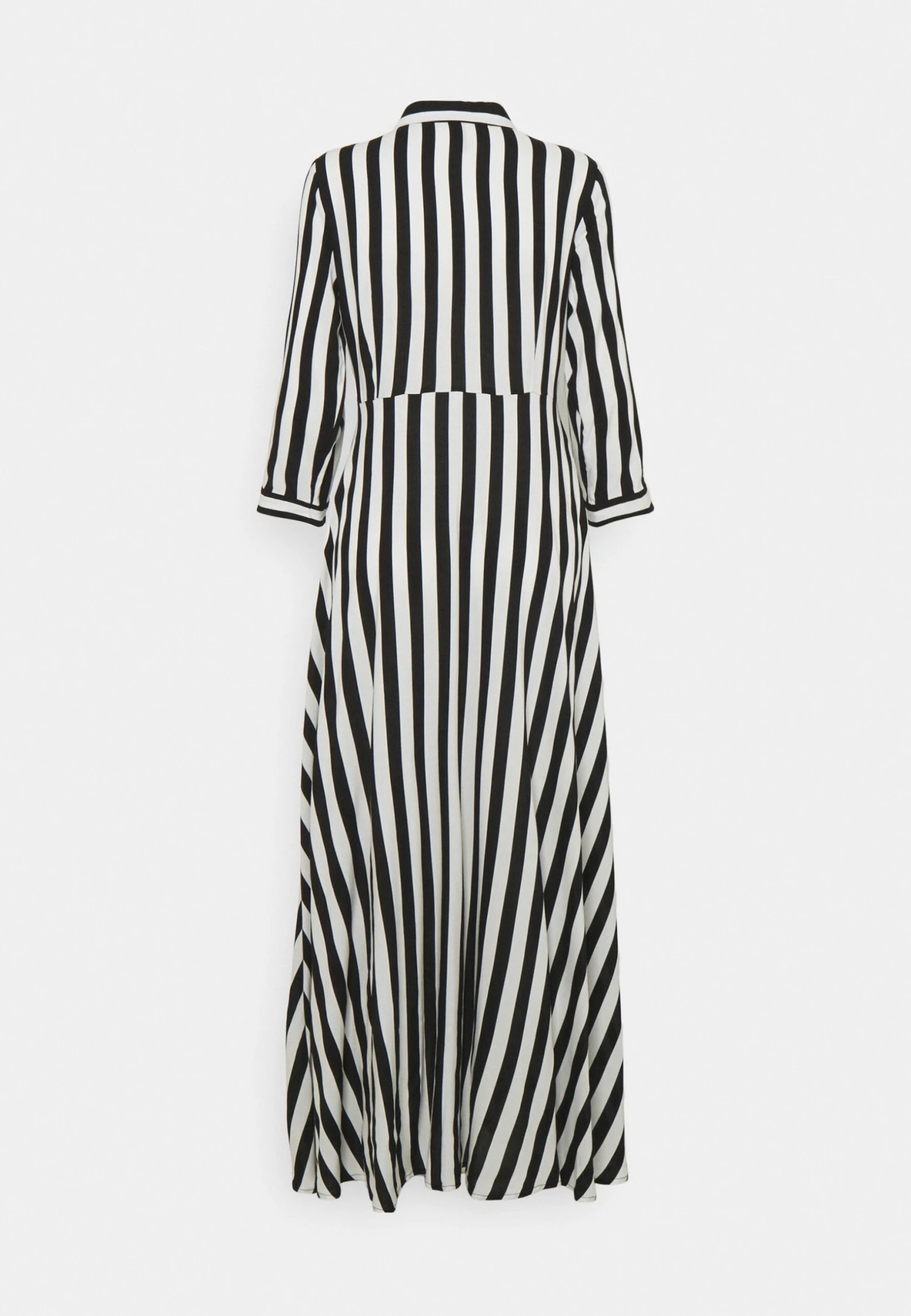 Yassavanna Long Shirt Dress - Maxi-Jurk - Black/ White Stripes 10 Yassavanna Long Shirt Dress - Maxi-Jurk - Black/ White Stripes - Afbeelding 8