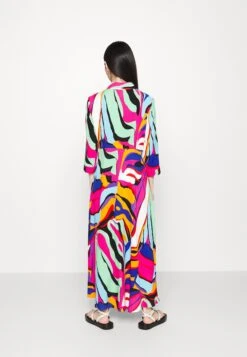 Yassavanna Long Shirt Dress- Maxi-Jurk - Fuchsia Purple -Yas 4cd7c85256b241ce94ffc19b7add62f9