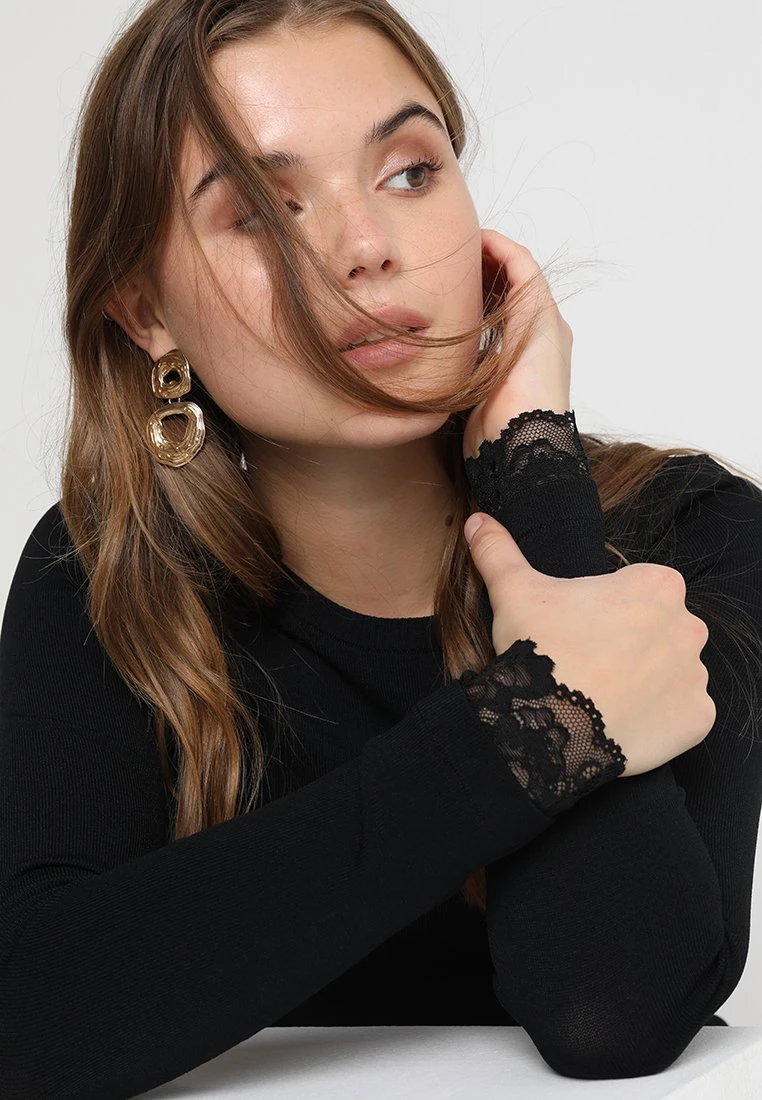 Yasbecco Dress - Gebreide Jurk - Black 7 Yasbecco Dress - Gebreide Jurk - Black - Afbeelding 5