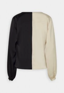 YAS Vanessa V Neck Ls - Blouse - Bleached Sand/Black 13 YAS Vanessa V Neck Ls - Blouse - Bleached Sand/Black -Yas 51318119f062454b9fcd44c87bfa7916