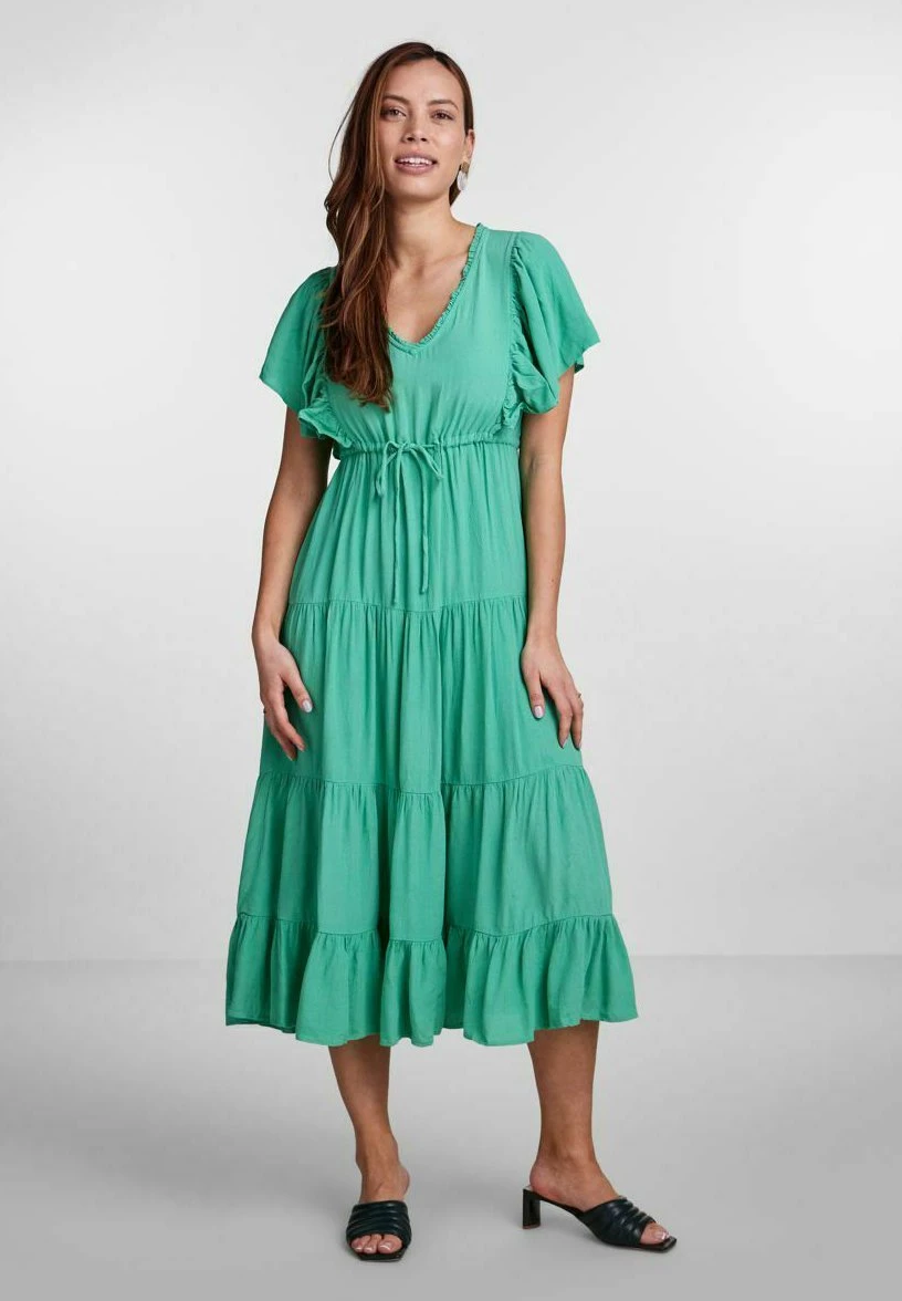 YAS Midi Hanna - Jurk - Gumdrop Green 3 YAS Midi Hanna - Jurk - Gumdrop Green