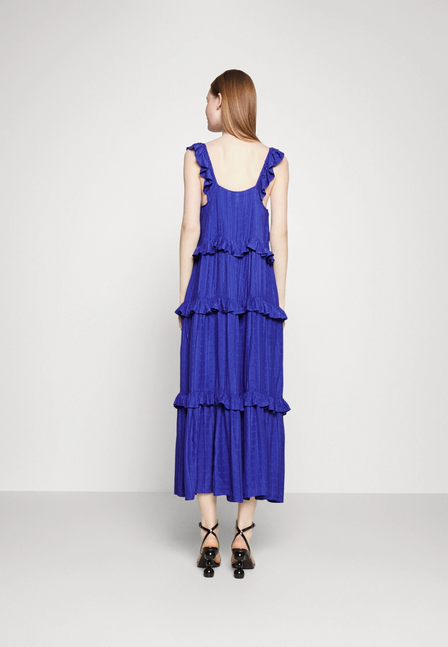 Yasyalira Long Dress - Maxi-Jurk - Baja Blue 5 Yasyalira Long Dress - Maxi-Jurk - Baja Blue - Afbeelding 3