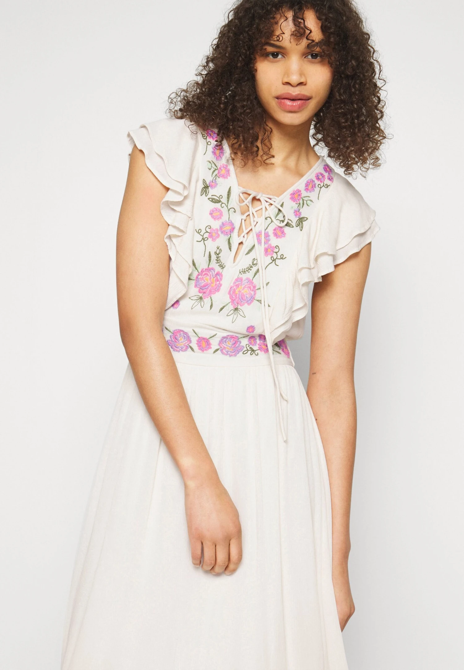 Yashella Dress Fest - Maxi-Jurk - Birch 6 Yashella Dress Fest - Maxi-Jurk - Birch - Afbeelding 4