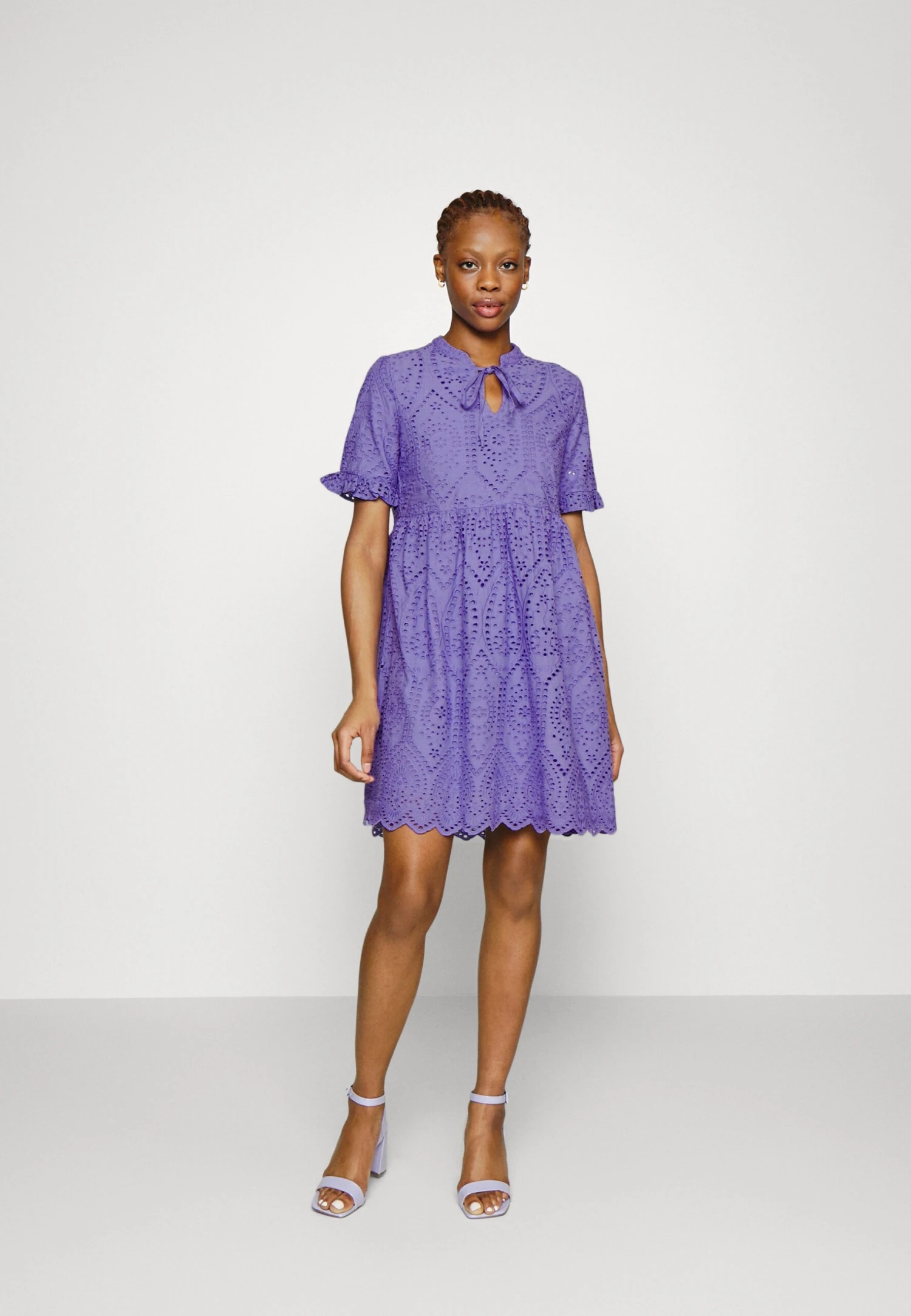 Yasholi Short Dress - Jurk - Purple 3 Yasholi Short Dress - Jurk - Purple