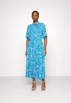 YAS Lefira 2/4 S Noos - Jurk - Dresden Blue