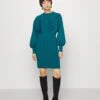 Yashally Knit Dress - Gebreide Jurk - Turquoise -Yas 5b60f0824d804c91bd5768d05be0050e