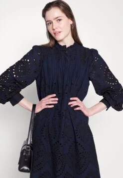 Yasoma Dress- Jurk - Sky Captain W Black Emb -Yas 5be15f31a8e043d2abc38d0a7c0dbf04