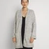 Yasalva Long Cardigan - Vest - Light Grey 1 Yasalva Long Cardigan - Vest - Light Grey -Yas 5c581928d6084087a5bb724a0f69aec0