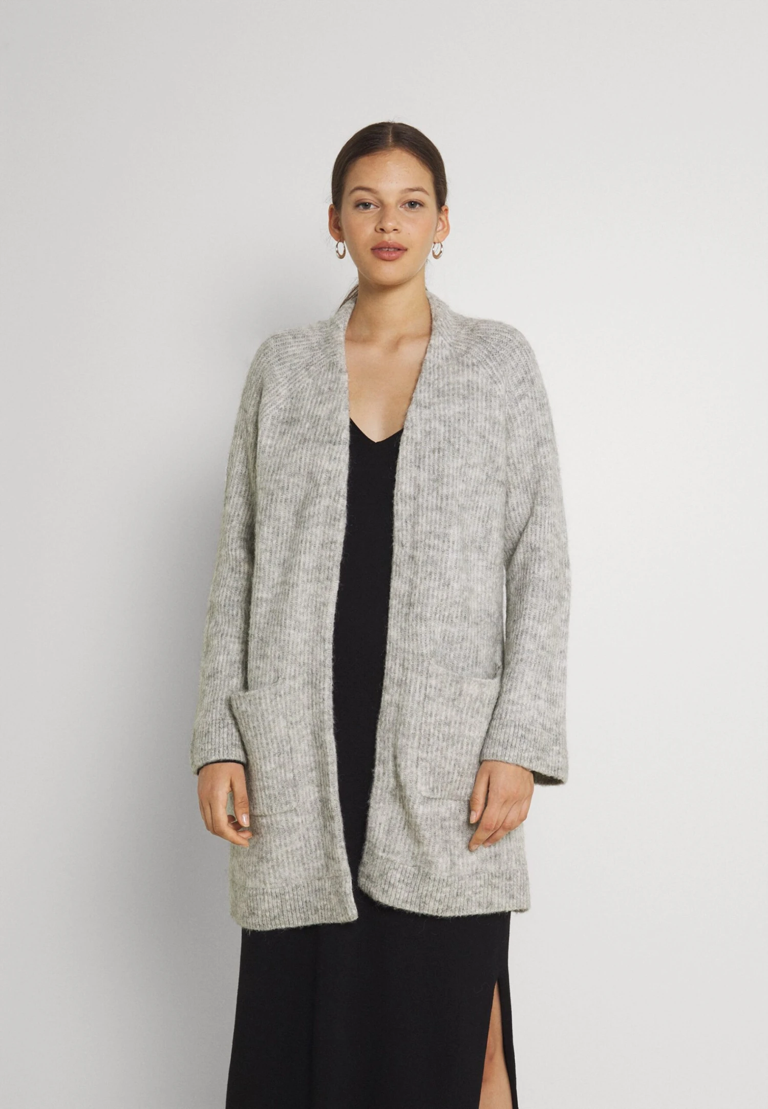 Yasalva Long Cardigan - Vest - Light Grey 3 Yasalva Long Cardigan - Vest - Light Grey