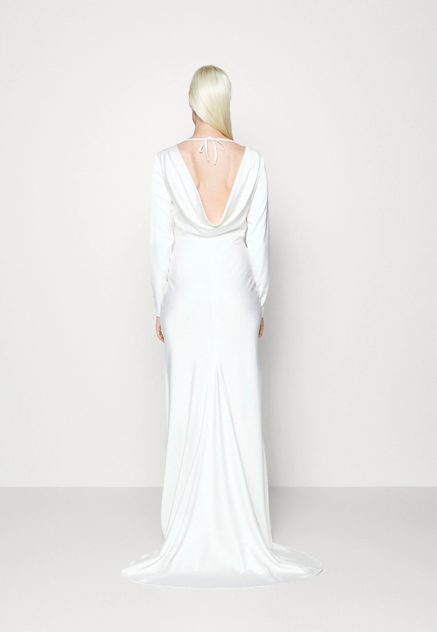 Yasdottea Drapeback Dress - Galajurk - Star White 5 Yasdottea Drapeback Dress - Galajurk - Star White - Afbeelding 3