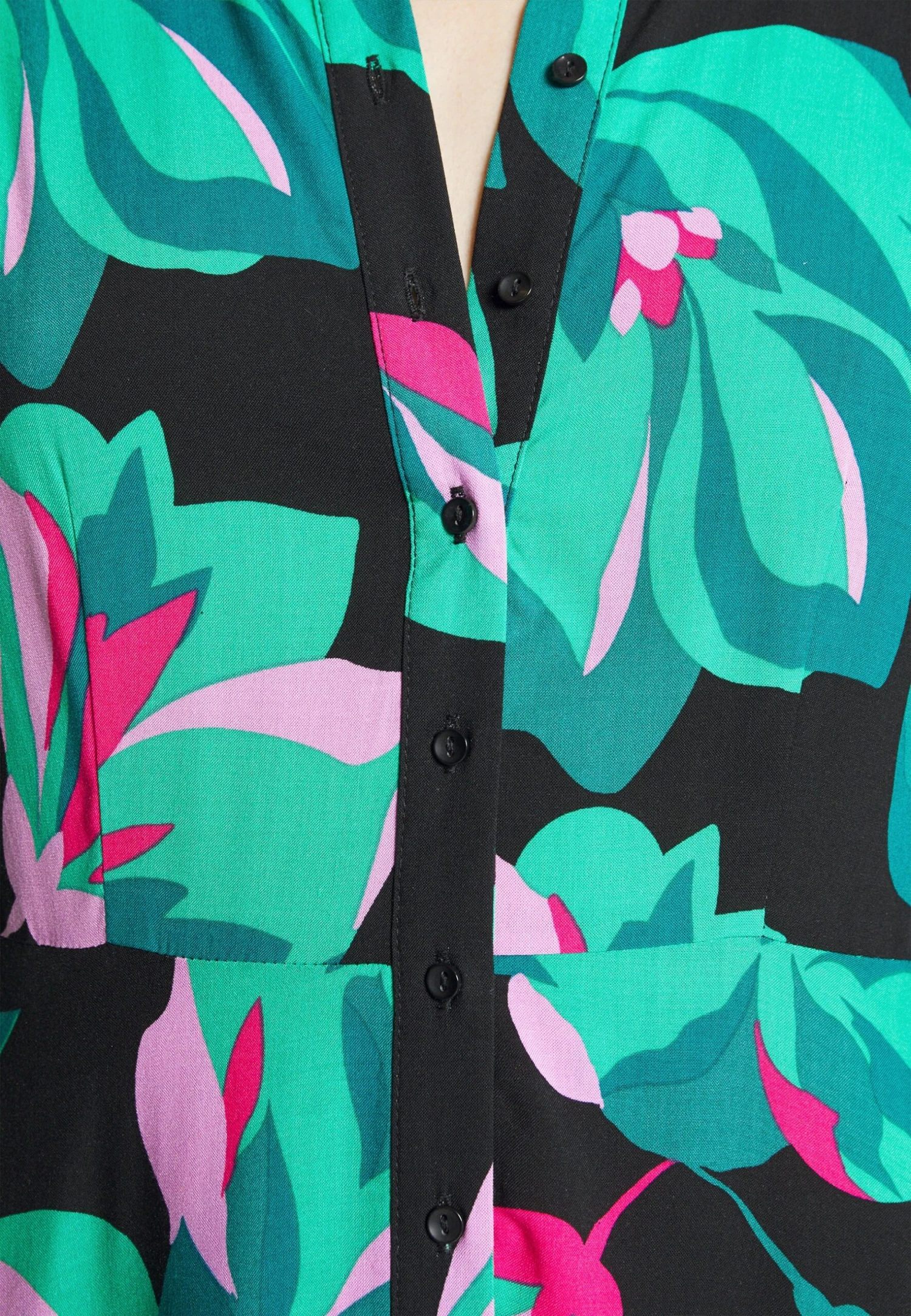 Yassavanna Long Shirt Dress - Maxi-Jurk - Green 9 Yassavanna Long Shirt Dress - Maxi-Jurk - Green - Afbeelding 7