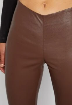 Yaszeba Stretch - Leren Broek - Chestnut -Yas 5daa84775a7d4ae0831e839f20701b9e