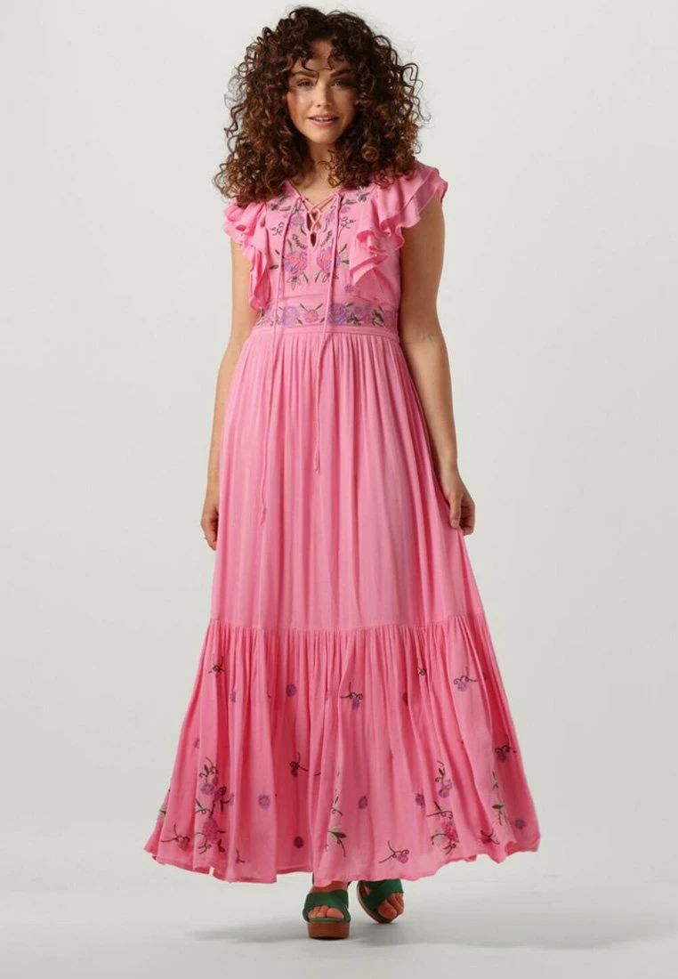 Yashella - Maxi-Jurk - Roze 3 Yashella - Maxi-Jurk - Roze