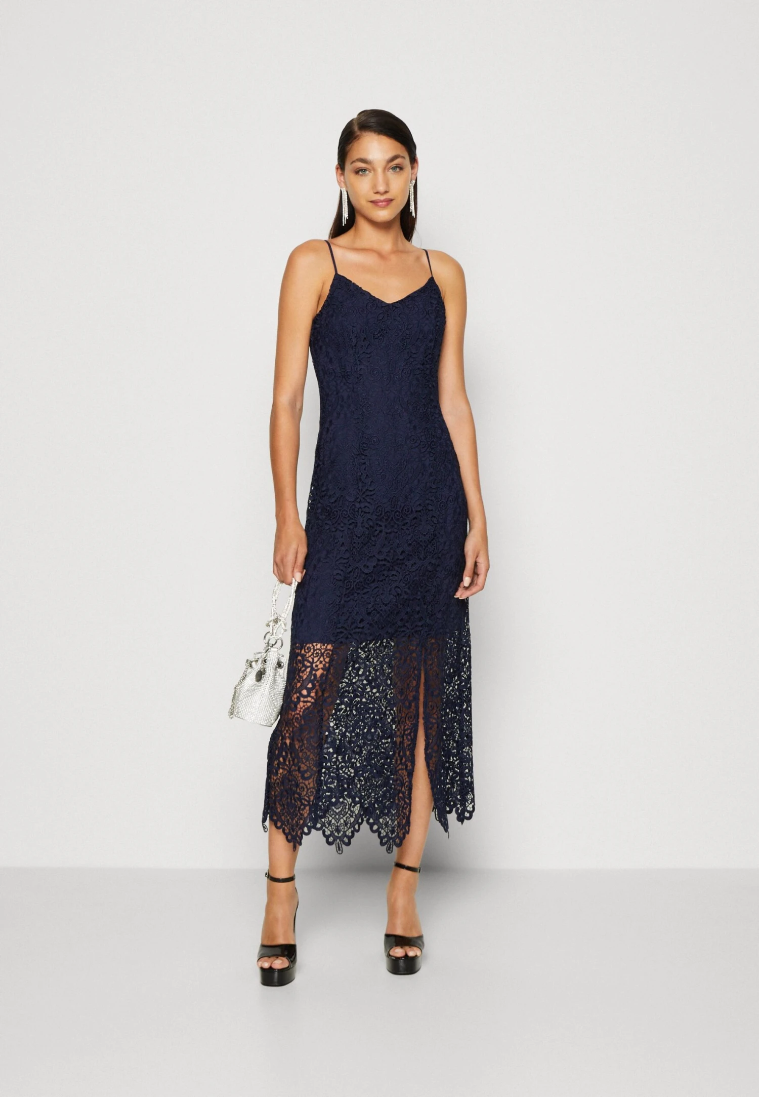Yastammie Strap Midi Dress - Cocktailjurk - Evening Blue 4 Yastammie Strap Midi Dress - Cocktailjurk - Evening Blue - Afbeelding 2