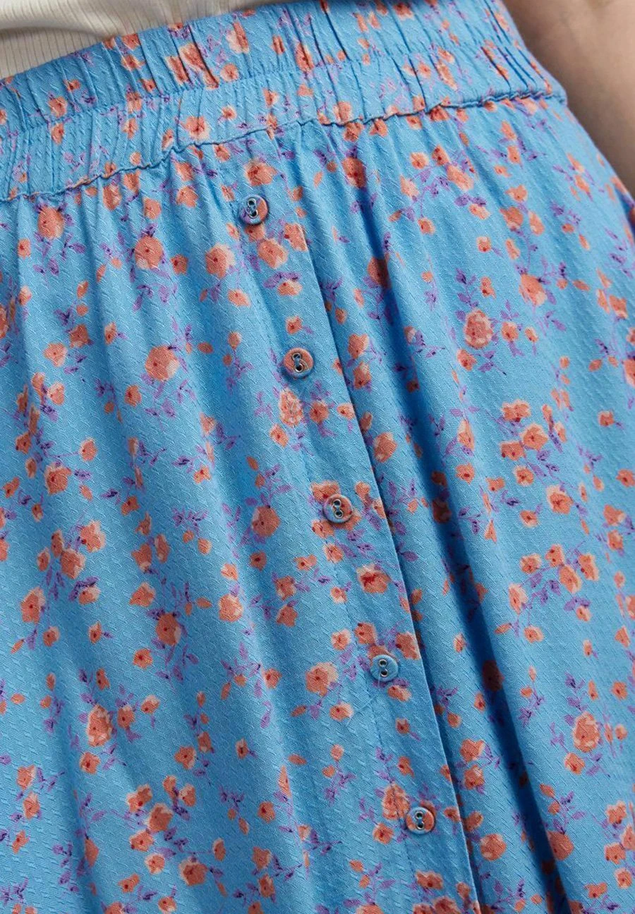 Yasmicca - A-Lijn Rok - Ethereal Blue 6 Yasmicca - A-Lijn Rok - Ethereal Blue - Afbeelding 4