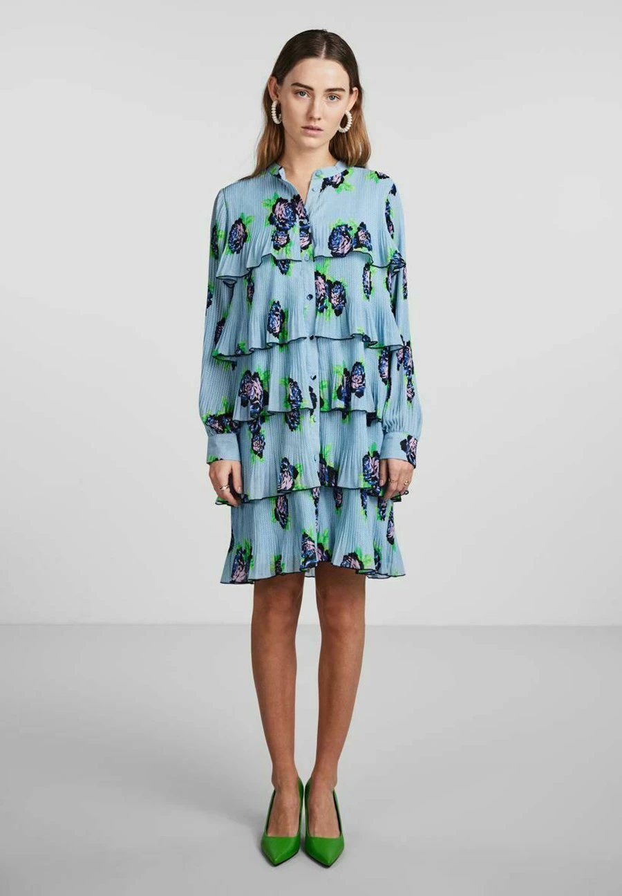 Yasrosola - Blousejurk - Blue Topaz 4 Yasrosola - Blousejurk - Blue Topaz - Afbeelding 2