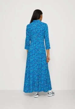 Yassavanna Long Shirt Dress - Maxi-Jurk - Pool Green/Polly -Yas 62613d7eb7fb4042adcf870fbb794dfd