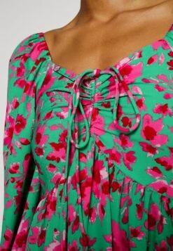 Yassofie Midi Dress - Jurk - Green/Pink 13 Yassofie Midi Dress - Jurk - Green/Pink -Yas 62aab61134ea49fabd0e3791b1c46081