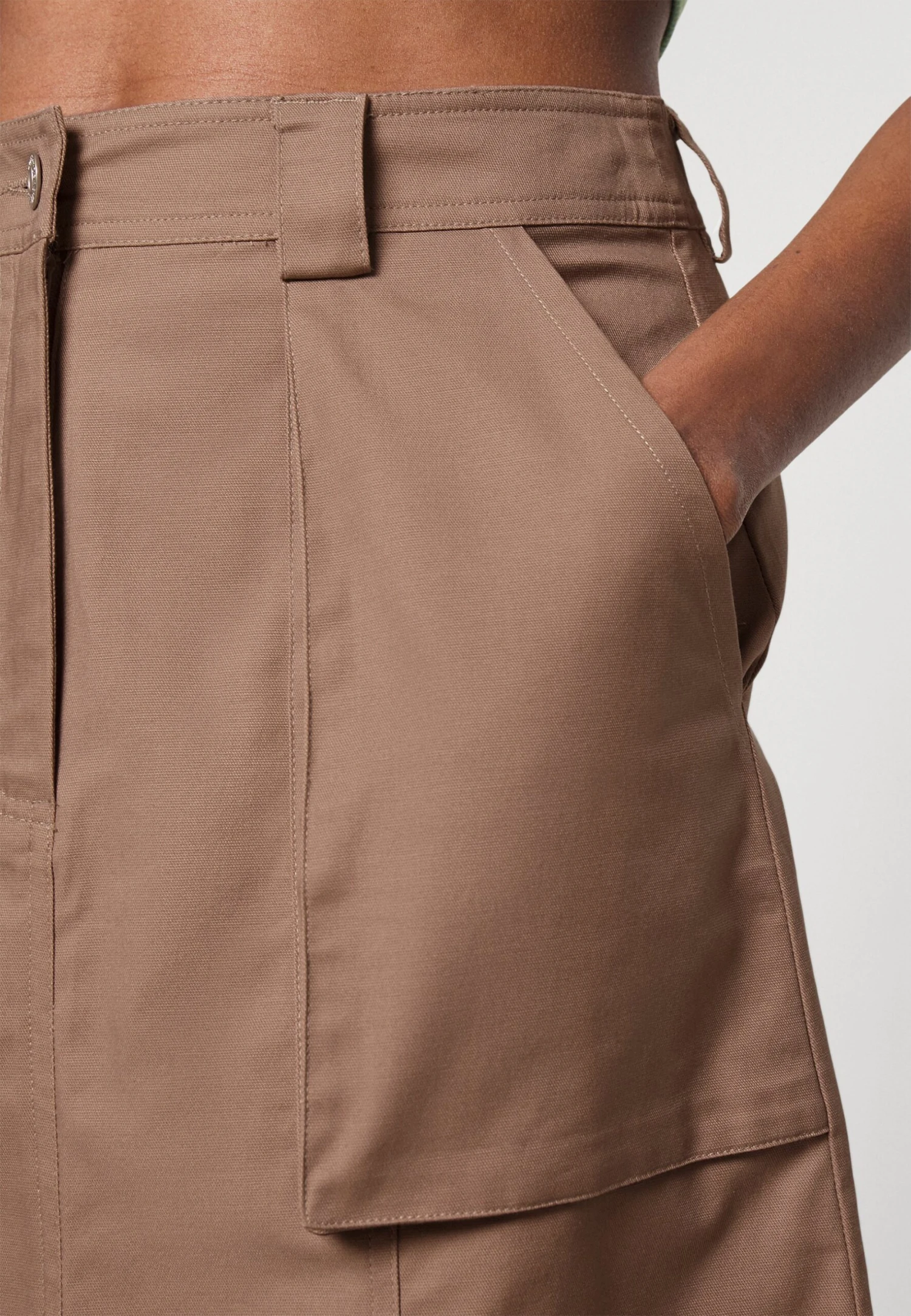 Yascargi Midi Skirt - A-Lijn Rok - Caribou 7 Yascargi Midi Skirt - A-Lijn Rok - Caribou - Afbeelding 5