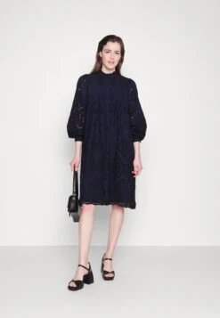 Yasoma Dress- Jurk - Sky Captain W Black Emb -Yas 651598f7181a475f96a987d0efcdf9c8