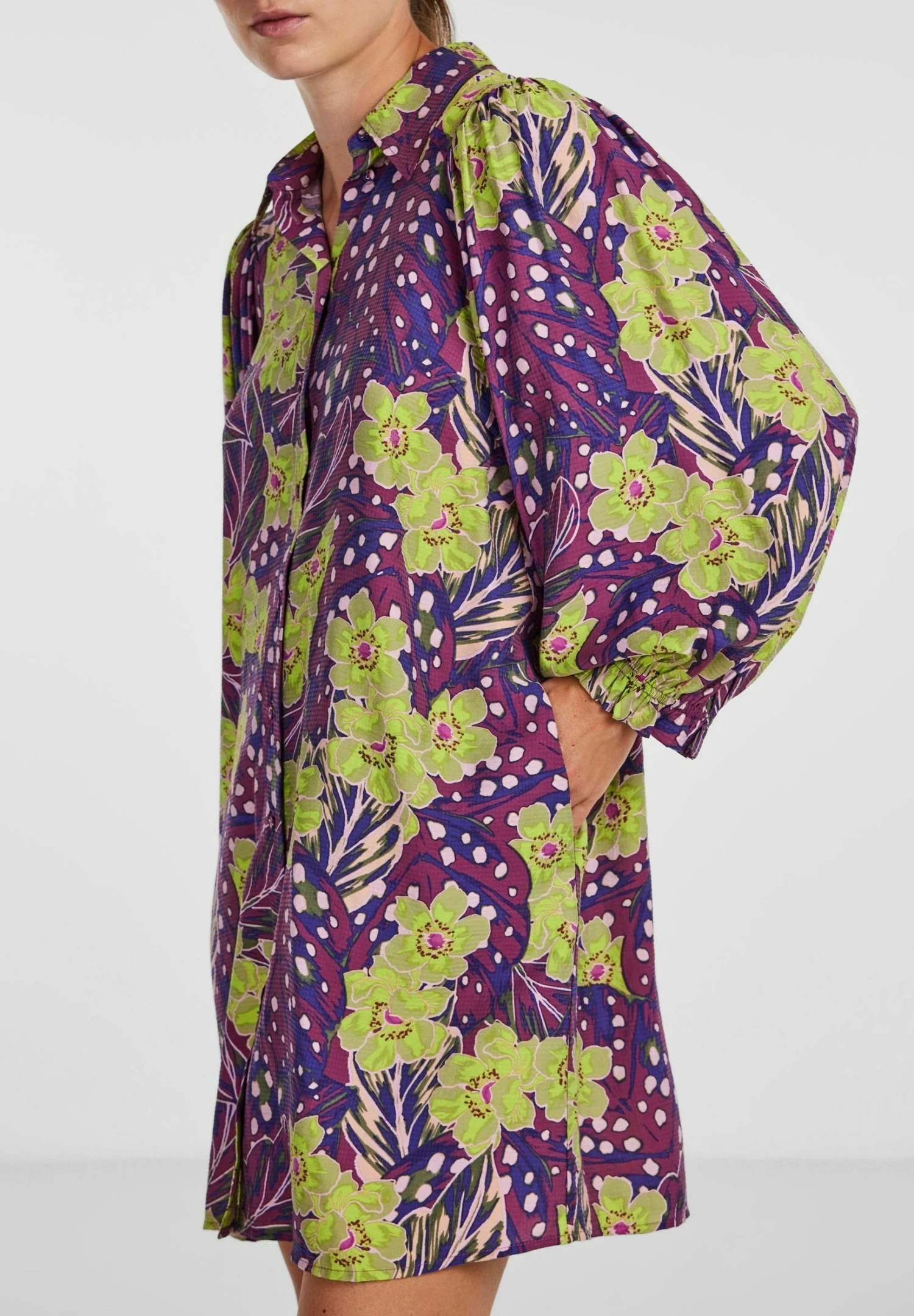 Yasemili - Blousejurk - Amaranth 6 Yasemili - Blousejurk - Amaranth - Afbeelding 4