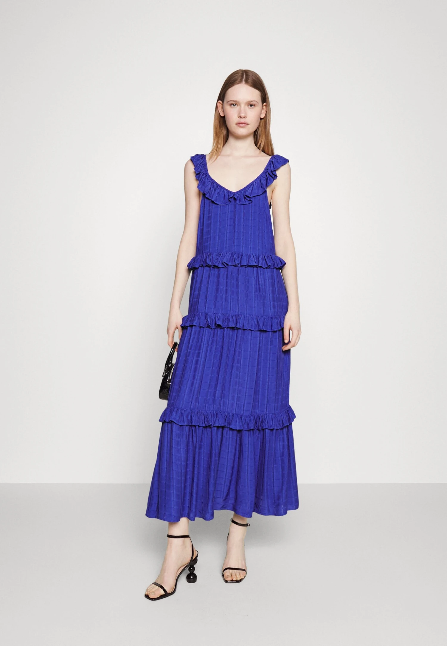 Yasyalira Long Dress - Maxi-Jurk - Baja Blue 4 Yasyalira Long Dress - Maxi-Jurk - Baja Blue - Afbeelding 2