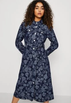 Yasdenise Midi Shirt Dress - Spijkerjurk - Navy Blazer 11 Yasdenise Midi Shirt Dress - Spijkerjurk - Navy Blazer -Yas 69f2d049b93c45c3816729b0eb3dbc72