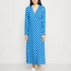Yassavanna Long Wrap Dress - Jurk - Blue Stripe