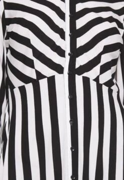 Yassavanna Long Shirt Dress - Maxi-Jurk - Black/ White Stripes 14 Yassavanna Long Shirt Dress - Maxi-Jurk - Black/ White Stripes -Yas 6de3a6e9b5c940cead796fdda7e75116