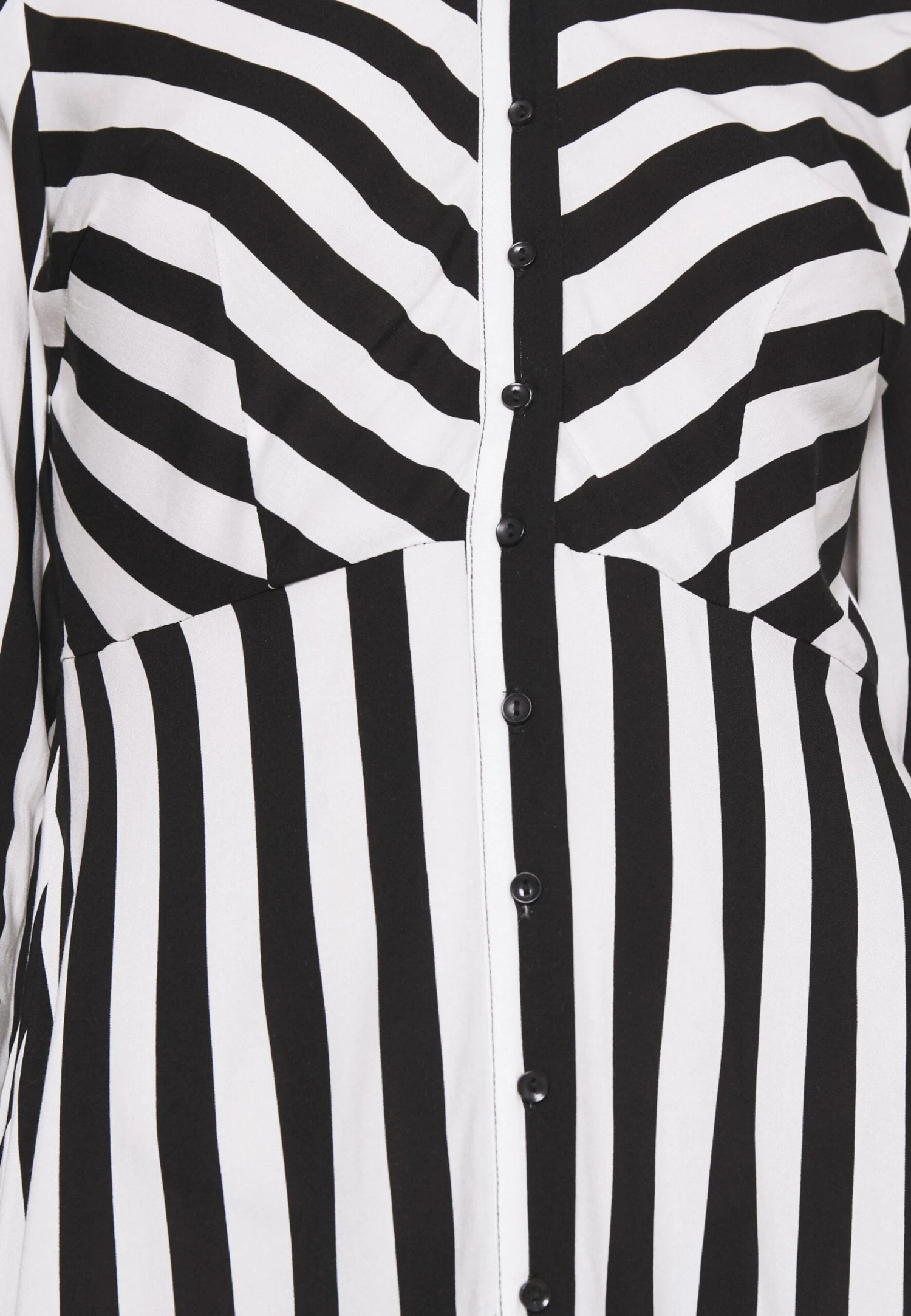 Yassavanna Long Shirt Dress - Maxi-Jurk - Black/ White Stripes 7 Yassavanna Long Shirt Dress - Maxi-Jurk - Black/ White Stripes - Afbeelding 5