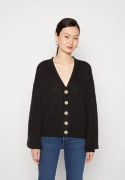Yasbetricia Cardigan- Vest - Black
