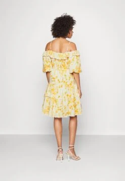 Yassomelli 2/4 Os Dress - Fest - Jurk - Birch/Somelli Print -Yas 7081860101374cb787e6daf8445ec686